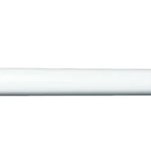 Corrimano lineare laccato con piastre di fissaggio in nylon 100 cm